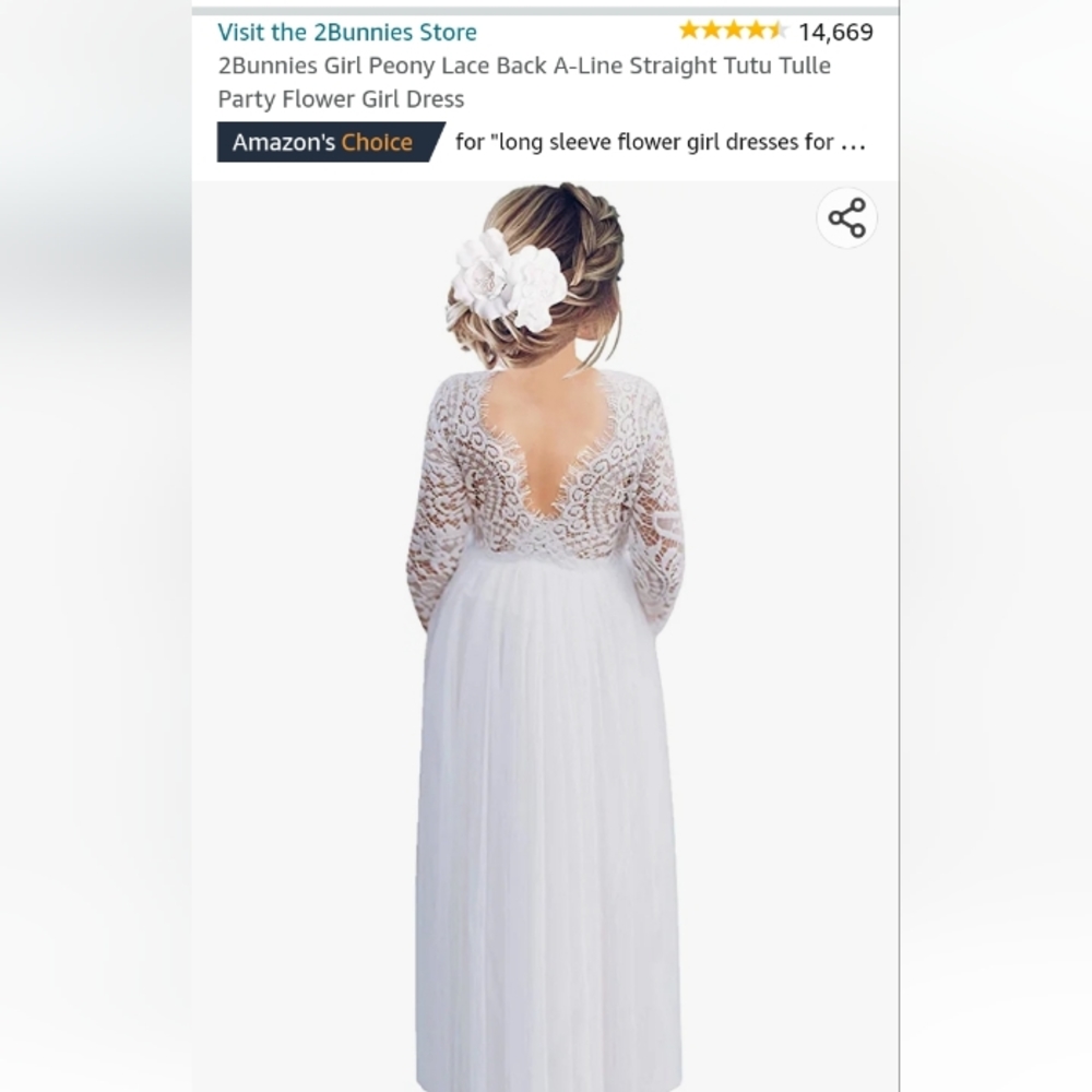 Flower girl dress